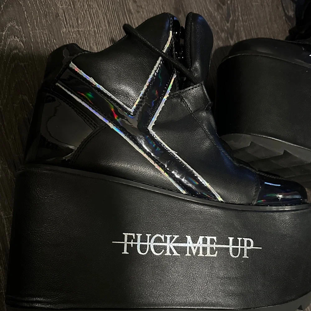 YRU X Alison Wonderland Qozmo Platform Sneakers